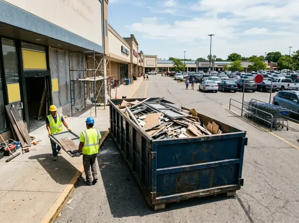 retail-store-renovation-debris-003 — frequently asked questions, Roll-off Dumpster Rentals in Tinley Park, IL